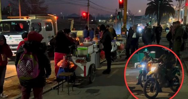 Colina intensifica la vigilancia del comercio ambulante, poniendo énfasis en la venta ilegal de alimentos.