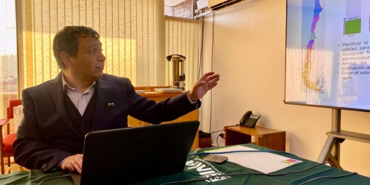 Estado de sequía en la zona Centro y Centro-Sur del país.