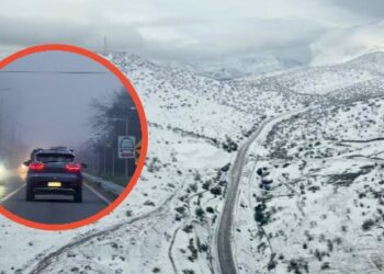 Frío extremo, neblina y nevadas afectan a la provincia de Chacabuco.