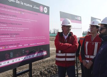 Comienzan las obras de la Línea 9 del Metro en La Pintana: unirá Santiago con Puente Alto en solo 35 minutos.