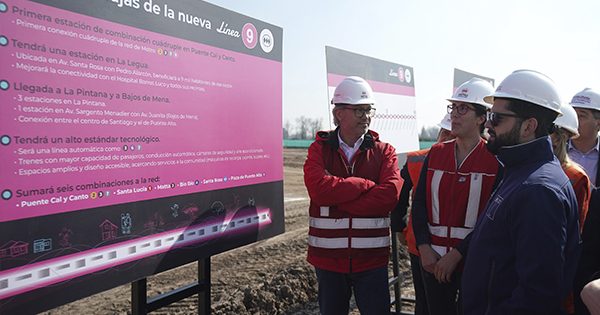 Comienzan las obras de la Línea 9 del Metro en La Pintana: unirá Santiago con Puente Alto en solo 35 minutos.