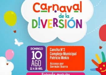 Una localidad celebrará el Día del Niño con el “Carnaval de la Diversión”.