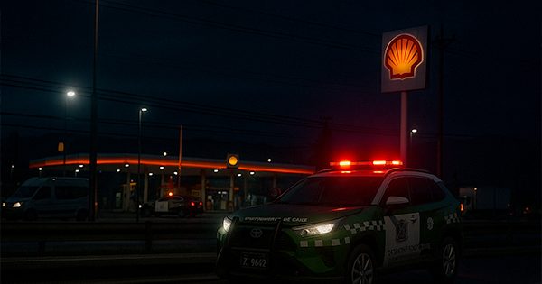 [COLINA] Asalto violento a pareja en servicentro de la Ruta 5 Norte para robar su auto.