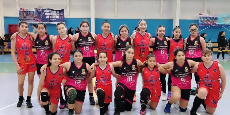 San Clemente hace historia: Club Candelas inicia su participación en la Liga Nacional Femenina de Básquetbol.