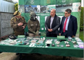 «Operación Araucanía»: procedimiento anti-drogas en Angol, Pitrufquén, Freire, Gorbea y Temuco culmina con 21 detenidos.