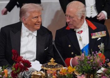 El Rey Carlos III destaca el «compromiso» de Trump para «buscar soluciones» a los conflictos internacionales.