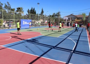 San Bernardo: Villa Terrasol y Santa Marta vuelven a inaugurar sus multicanchas.