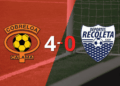 Cobreloa derrota 4-0 a Recoleta con un doblete de Aldrix Jara.