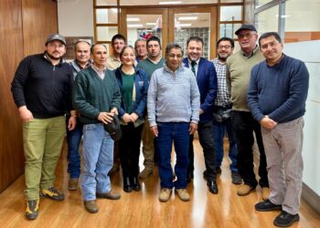 Productores de arroz del Maule se encontraron con el Subsecretario de Agricultura.