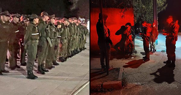 Ronda masiva de Carabineros en Lampa deja a cuatro detenidos y más de 500 controles preventivos.