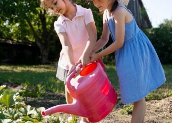 La primavera y la curiosidad de los cabros chicos