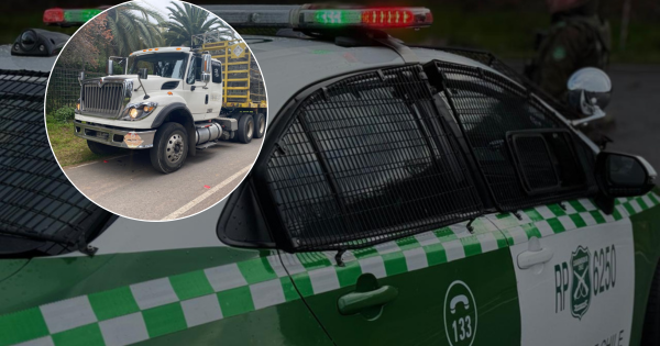 [VIDEO] Carabineros recupera camión con carga robada en Quilicura