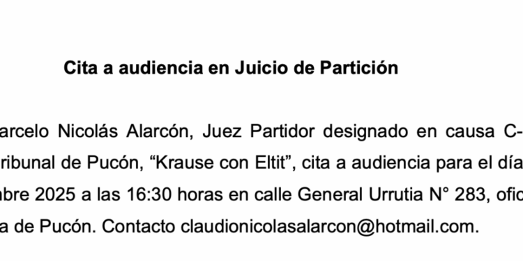 AVISO JURÍDICO CAUSA C-85-2022