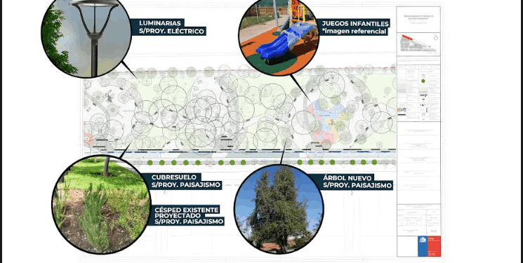 Recoleta comenzó a mejorar el emblemático Parque G.