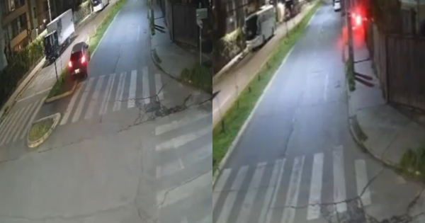 [VIDEO] Conductor borracho y sin licencia choca contra la reja de una casa en Quilicura