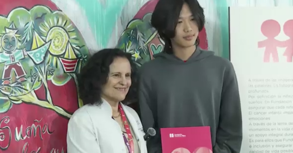 [ELEMENTO] Ethan Guo hace aporte a la Fundación y pide mayor visibilidad para el cáncer infantil.
