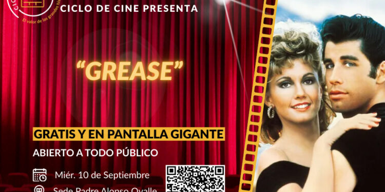 Duoc UC Alonso de Ovalle presenta gratis el clásico musical Grease