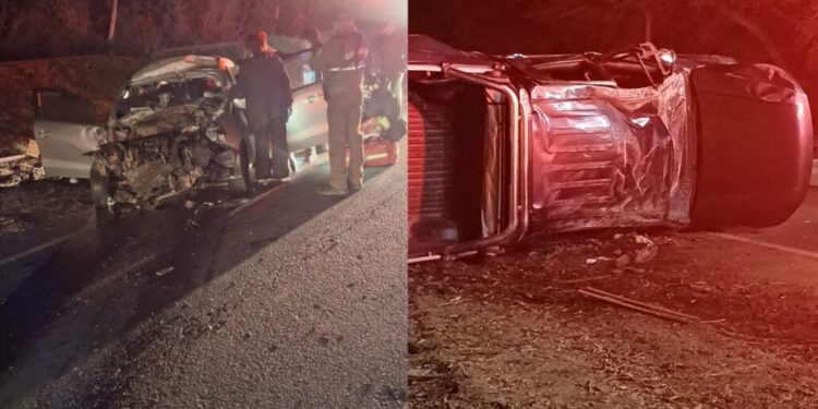 Accidente de alta energía en Nacimiento provoca al menos un muerto y varios heridos.