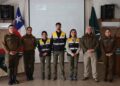 Patrullas forestales del Maule reciben capacitación en tácticas para combatir incendios.