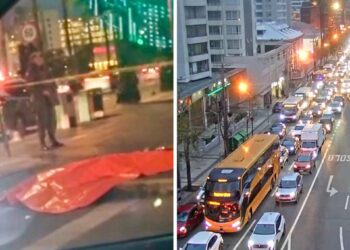 Motociclista fallece tras sufrir un violento accidente de tráfico frente al Reloj de Flores, generando gran congestión en Viña del Mar.