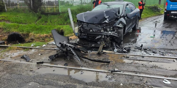 Conductor temerario provocó accidente en el Cruce del Ramal.