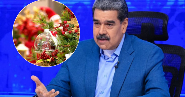 Maduro se adelanta otra vez a celebrar la Navidad en Venezuela.
