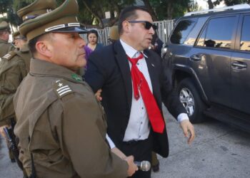 Detenido el Pastor Soto en las cercanías del Te Deum Evangélico en Puente Alto.