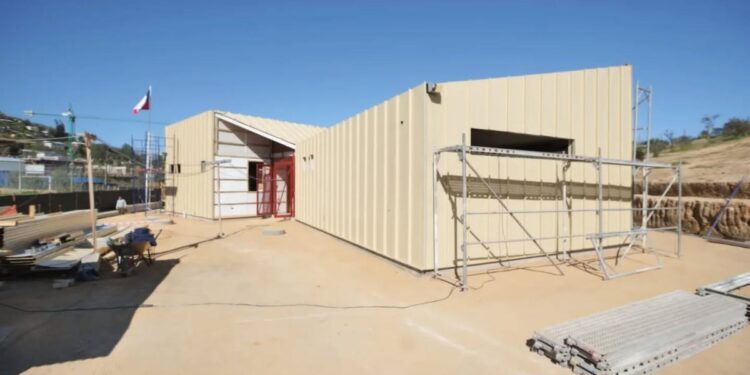 Centro comunitario enfocado en los cuidados en Olmué alcanza un 64% de avance.