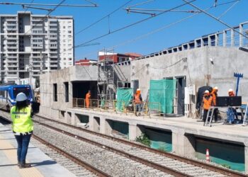 Las obras en la estación Valencia de Quilpué alcanzan su fase final y se preparan para la marcha blanca.