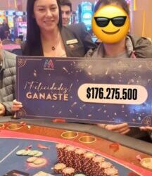 El croupier se puso más nervioso: un jugador asiático gana más de $175 millones.