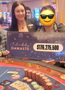 El croupier se puso más nervioso: un jugador asiático gana más de $175 millones.