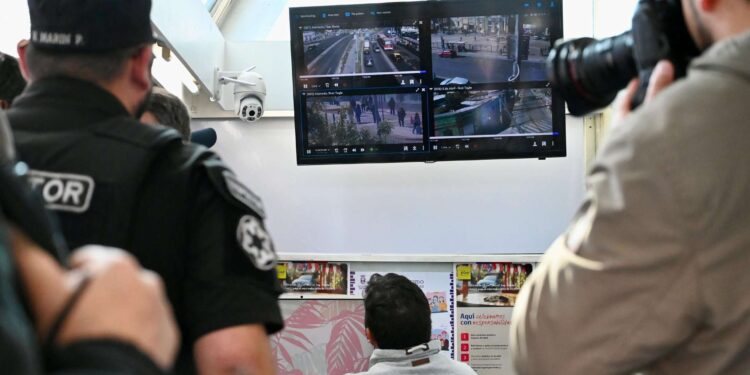 Eje Alameda en Estación Central.