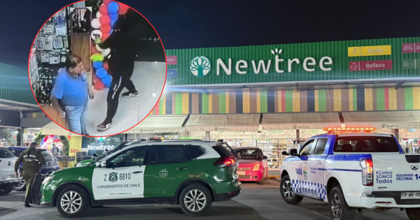 [VIDEO] Fuerte asalto en popular tienda de Av. Chicureo