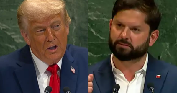 Boric interroga a Trump sobre el cambio climático en la cumbre de la ONU.