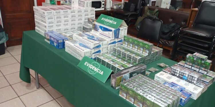 Detienen a banda dedicada al contrabando de cigarros.