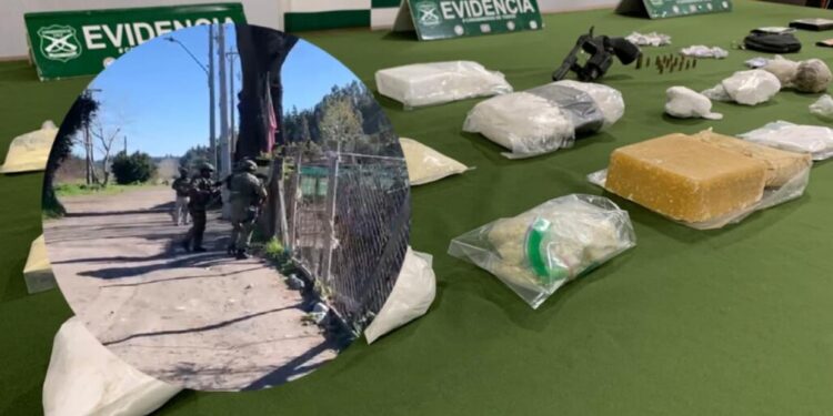 Allanamientos en Yumbel y Los Ángeles desarticulan dos bandas criminales.