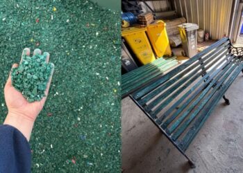 Cabrero transforma plásticos reciclados en mobiliario urbano y se posiciona como un referente en la región.