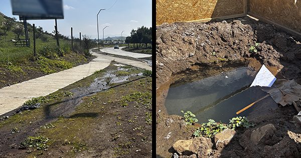 Carta al Director: fuga de agua en la matriz de Avenida Chamisero.
