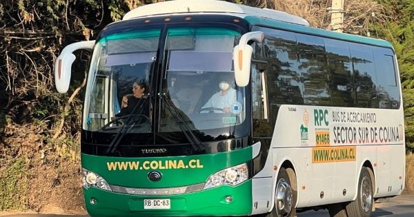 Colina suspende los buses de acercamiento el 11 y 12 de septiembre.