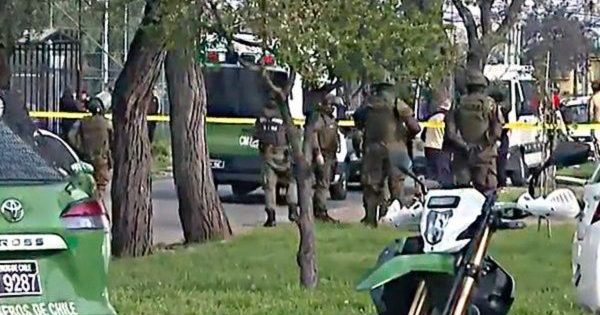 Atropello a carabinero termina con balazos y muerte del chofer en Estación Central.