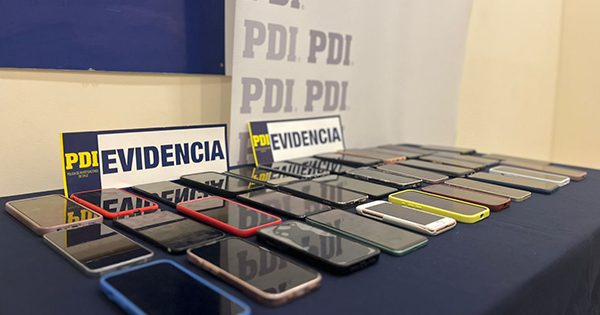 PDI desmantela banda que robaba celulares en la Pampilla de Coquimbo.