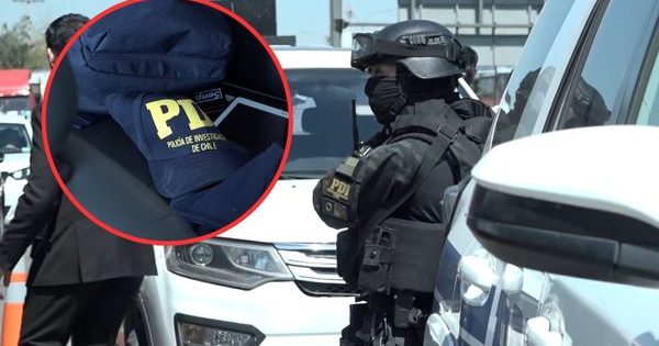 [VIDEO] Delincuentes se hicieron pasar por cabros de la PDI para asaltar una tienda en San Miguel.