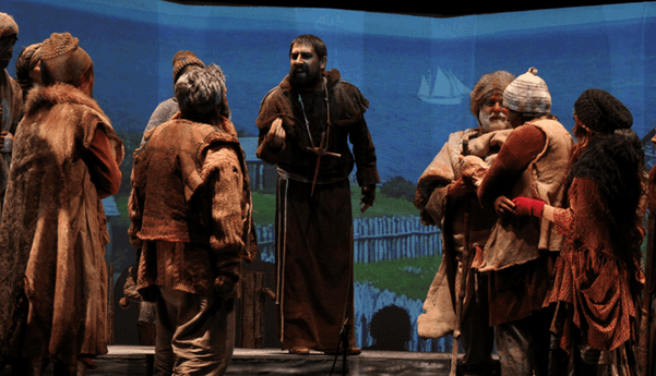 Impactante Bulnes de La Dramática Nacional en el Teatro Sidarte.