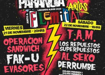 ¡Amigos, chela y punk rock: Paranoia la rompe con una gran celebración!