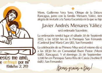 Acompañemos en la ordenación de un nuevo sacerdote.