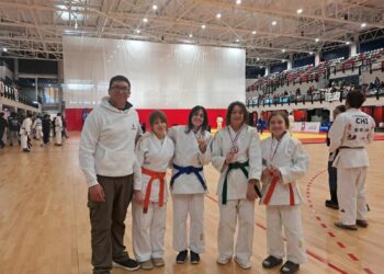 Judokas de Cauquenes destacan en el campeonato y acumulan puntos para el nacional.