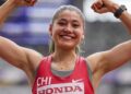 Nicole Urra, la maratonista de Colina, debuta en el Mundial de Tokio y finaliza la dura competencia.