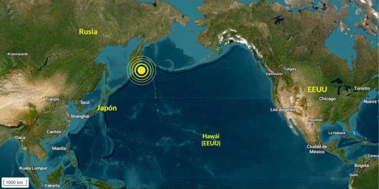 Nuevo terremoto de 7,8 grados sacude Rusia: Shoa descarta posibilidad de tsunami en Chile.