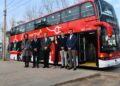 BYD Chile suma 10 nuevos buses eléctricos de dos pisos para el Mundial Sub20.