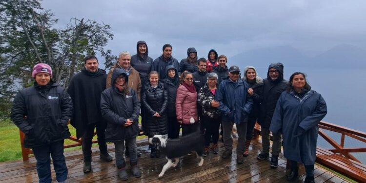 Consejeros regionales de Llanquihue inspeccionan en el lugar las soluciones fotovoltaicas financiadas por el Gobierno Regional en Lago Todos Los Santos.